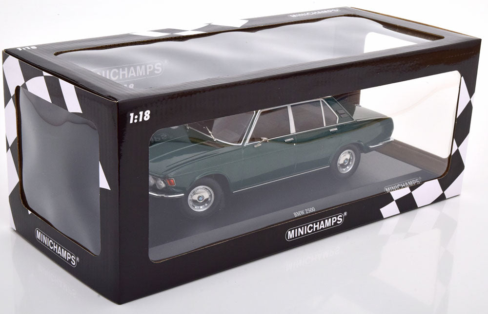 Minichamps 1:18 BMW 2500 E3 1968 darkgreen-metallic Limited Edition 504 pcs