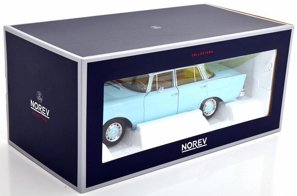Norev 1:18 Mercedes 220S W111 1965 lightblue white