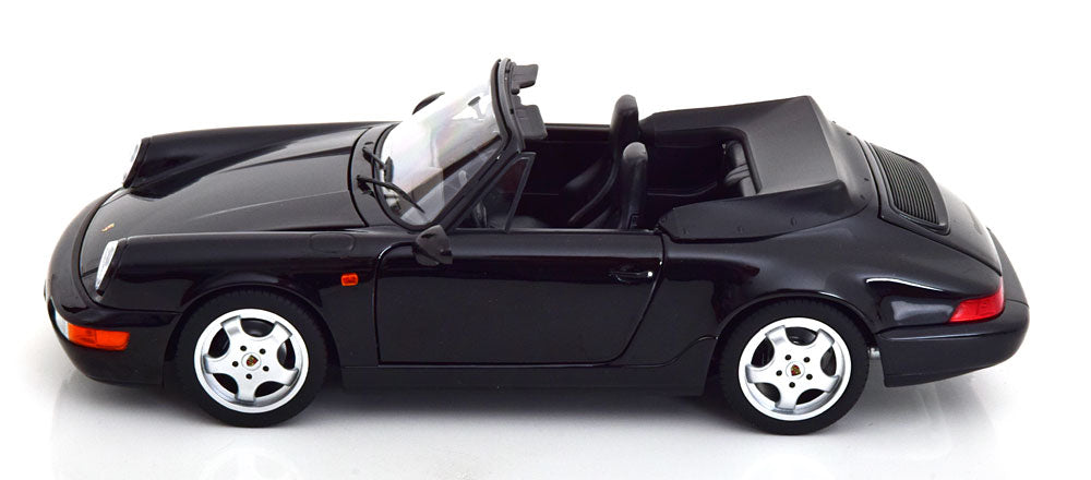 Norev 1:18 Porsche 911 (964) Carrera 4 Convertible 1990 blackmetallic