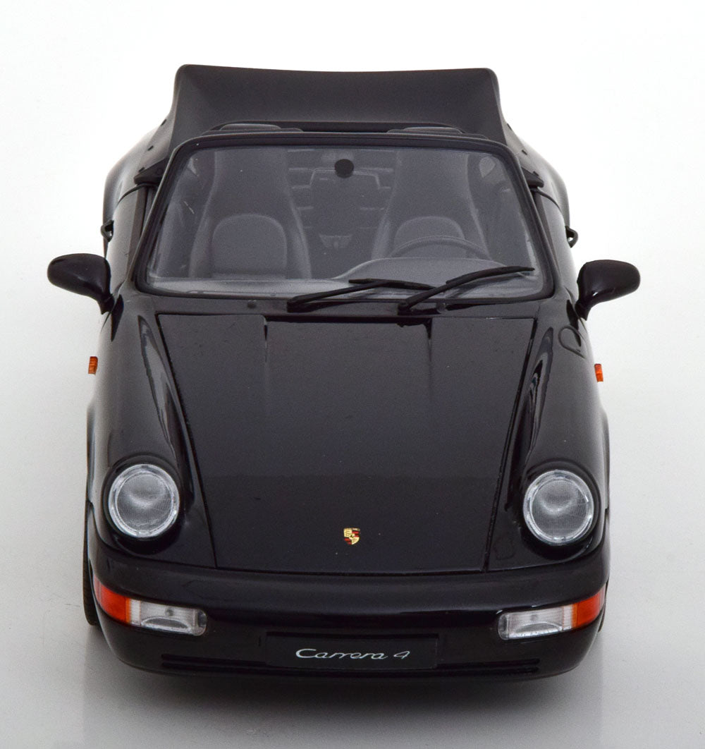 Norev 1:18 Porsche 911 (964) Carrera 4 Convertible 1990 blackmetallic