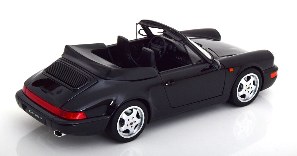 Norev 1:18 Porsche 911 (964) Carrera 4 Convertible 1990 blackmetallic