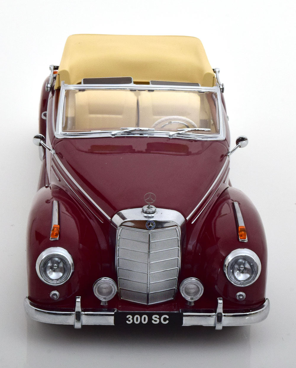 KK-Scale 1:18 Mercedes 300 SC W188 Convertible 1957 darkred