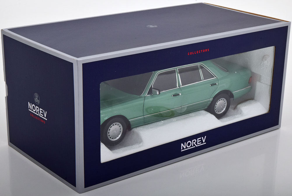 Norev 1:18 Mercedes 560 SEL W126 1991 lightgreen-metallic