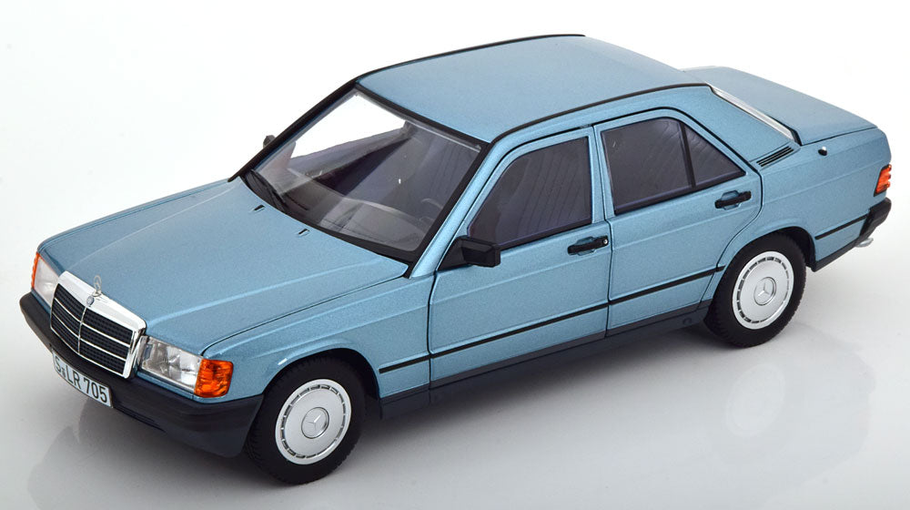 Norev 1:18 Mercedes 190E 1984 lightblue-metallic