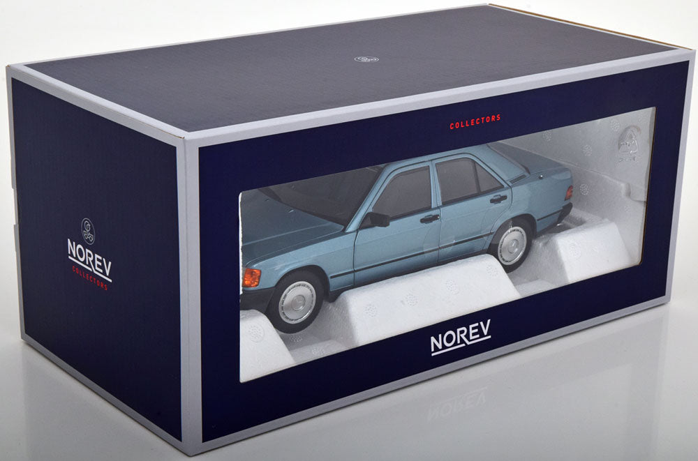 Norev 1:18 Mercedes 190E 1984 lightblue-metallic
