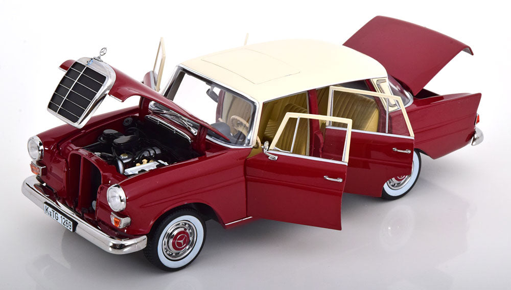 Norev 1:18 Mercedes 200 W110 Saloon 1966 red creme