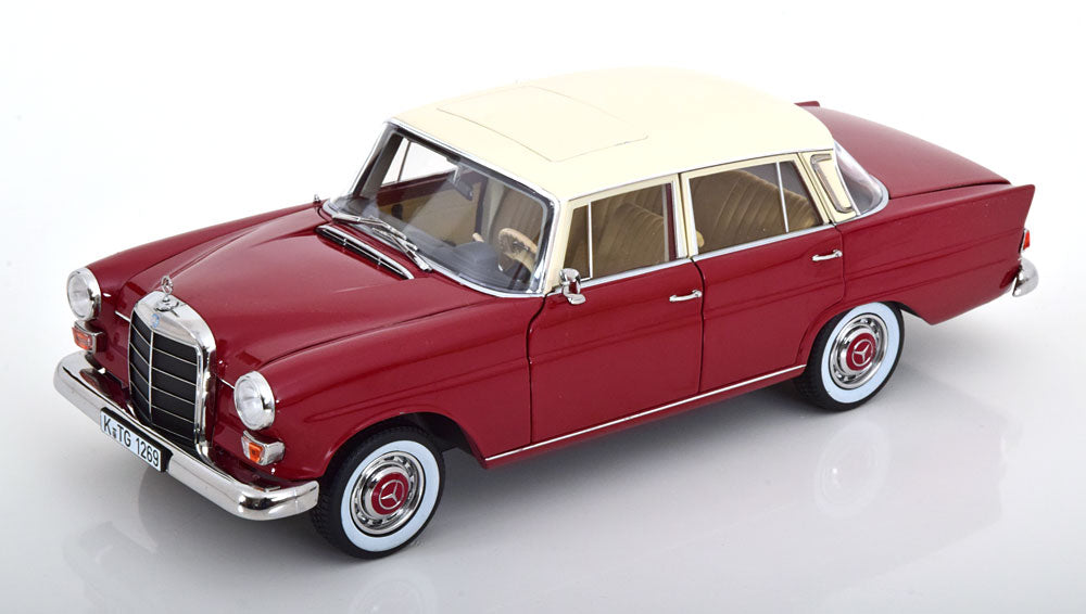 Norev 1:18 Mercedes 200 W110 Saloon 1966 red creme