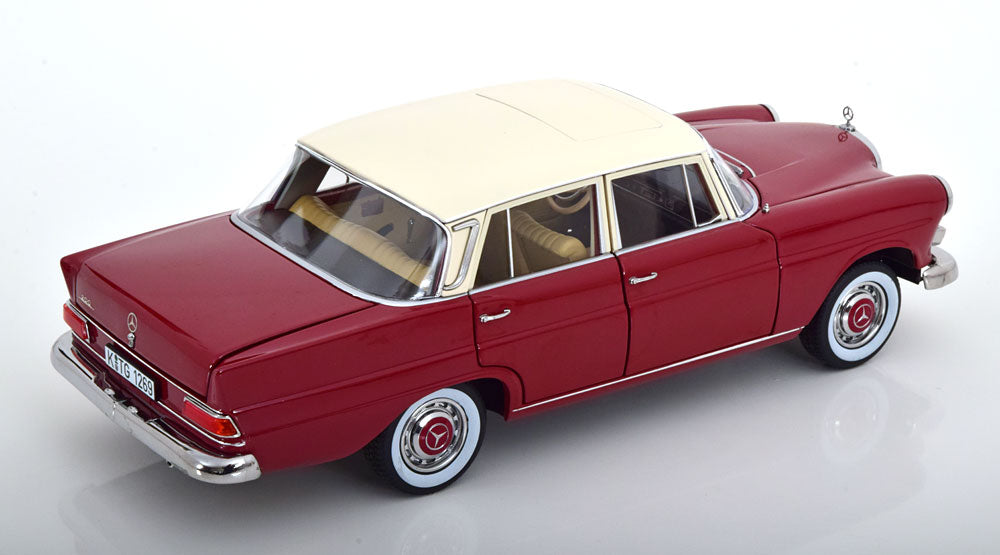 Norev 1:18 Mercedes 200 W110 Saloon 1966 red creme