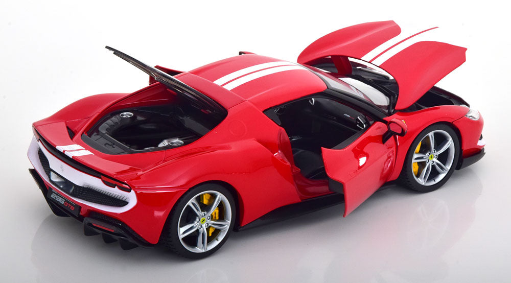 Bburago 1:18 Ferrari 296 GTB Assetto Fiorano 2022 red white