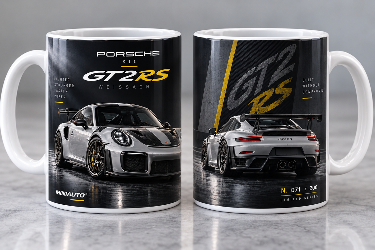 Porsche 911 GT2 RS Weissach 11oz Mug