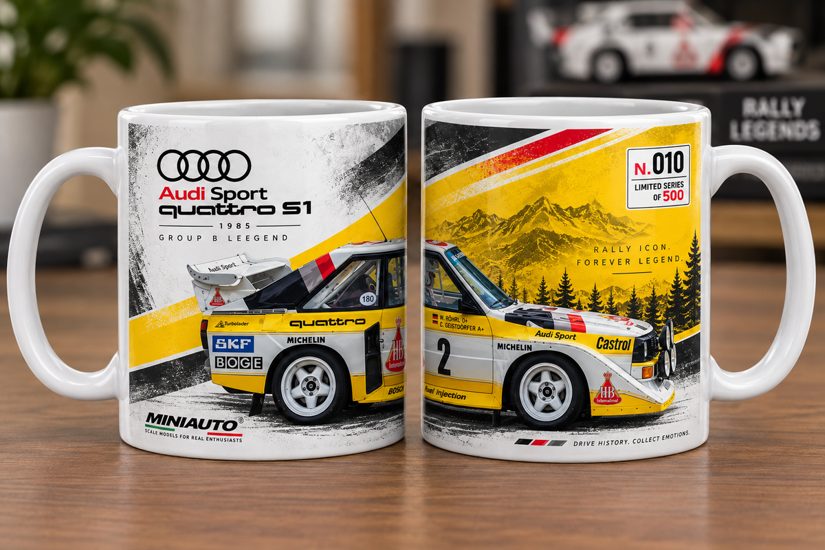Audi Quattro S1 Rally Group B 11oz Mug