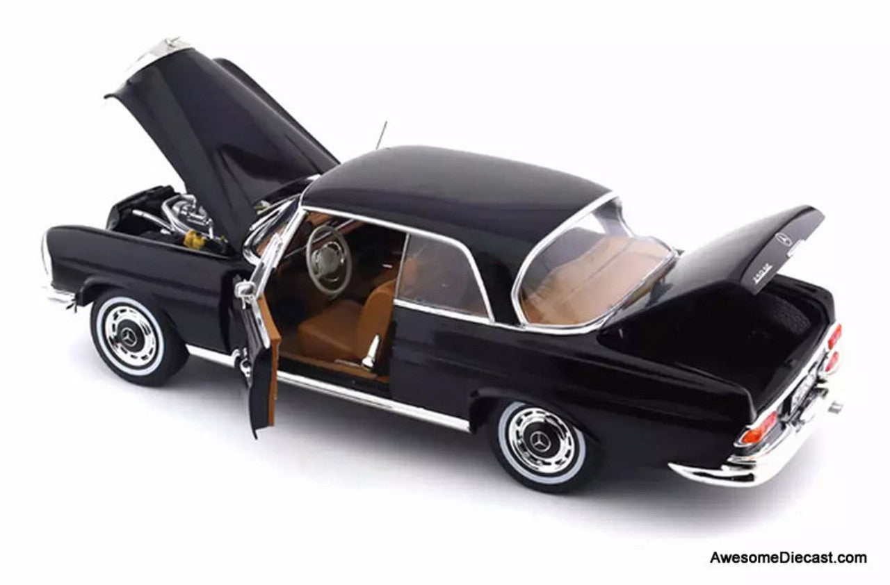 Norev 1:18 1969 Mercedes Benz 250 SE Coupe, Black