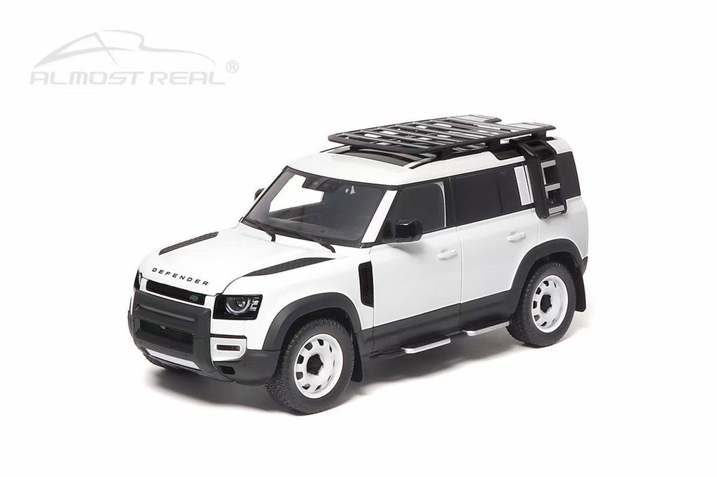 Almost Real 1:18  Land Rover Defender 110 2023 30th Anniversary Fuji White