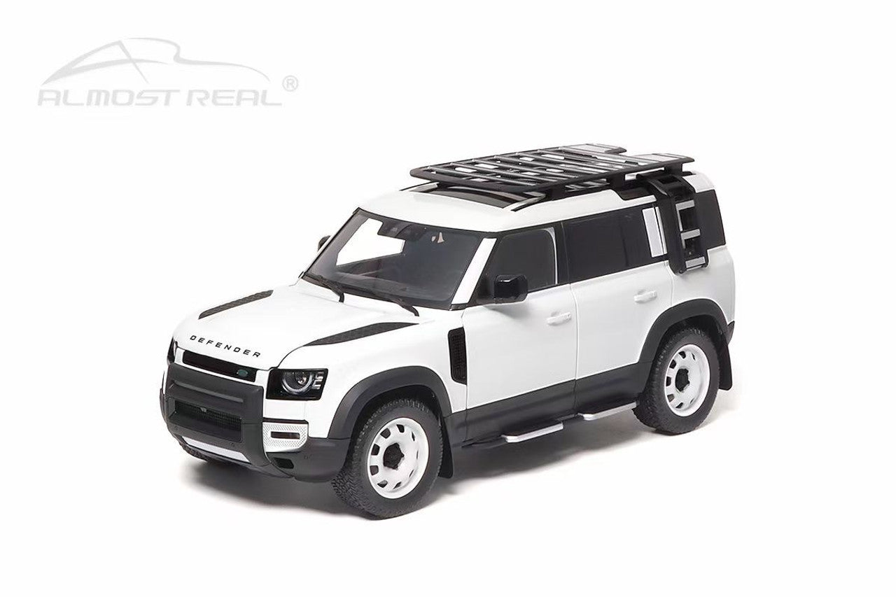 Almost Real 1:18  Land Rover Defender 110 2023 30th Anniversary Fuji White