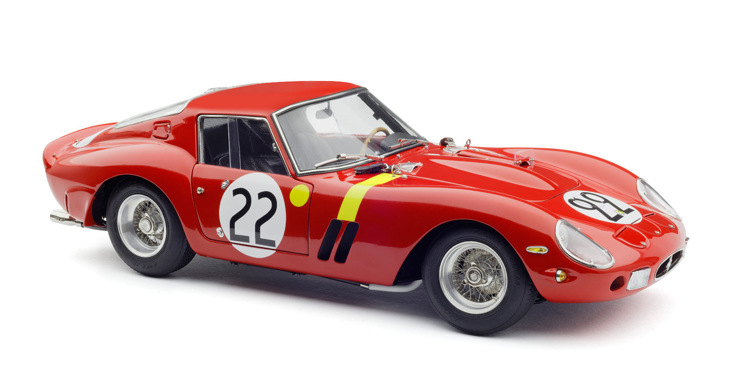 CMC 1:18 Ferrari 250 GTO,24h France 1962, Beurlys/Elde/Mason, #22 Limited Edition 2200 pcs.