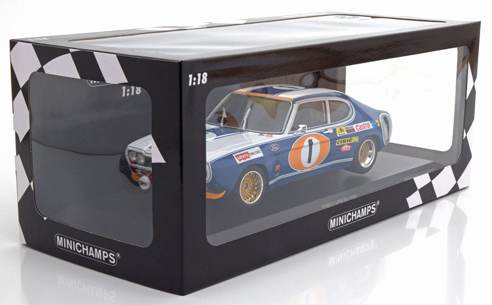 Minichamps 1:18 Ford Capri RS 2600 No.1, 24h Spa 1972 Glemser/Soler-Roig  Limited Edition 336 pcs