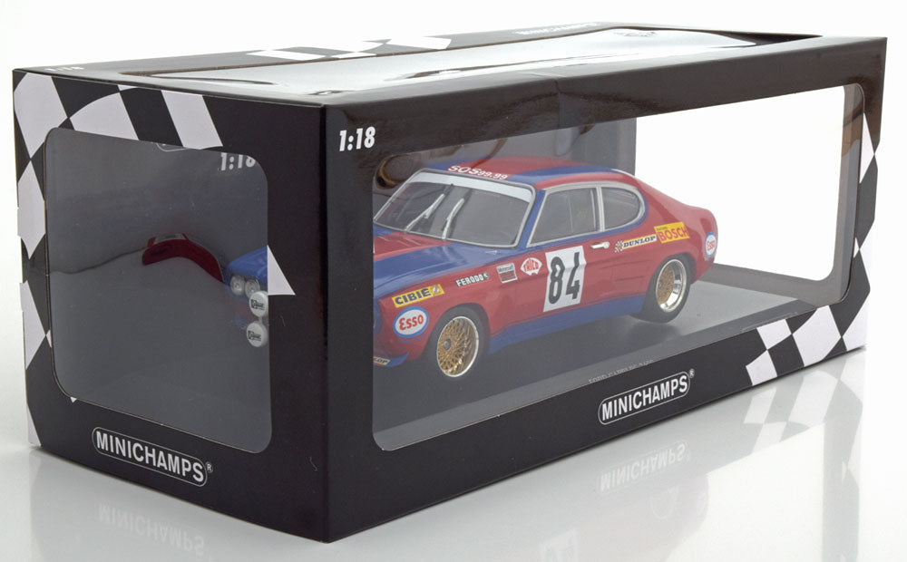 Minichamps 1:18 Ford Capri RS 2600 No.84, 24h Le Mans 1972 Rouget/Geurie
