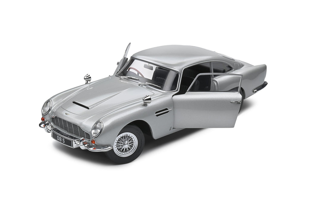 Solido 1:18 Aston Martin DB5 – Silver Birch – 1964