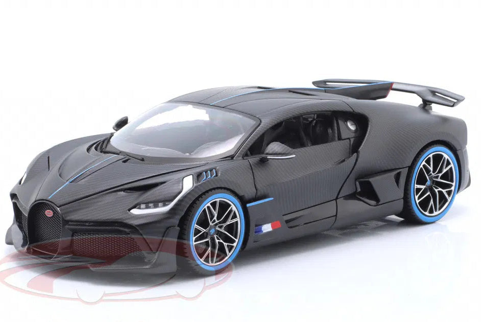 Bburago 1:18 Bugatti Divo 50th Bburago Anniversary 2018 mat black / carbon fiber