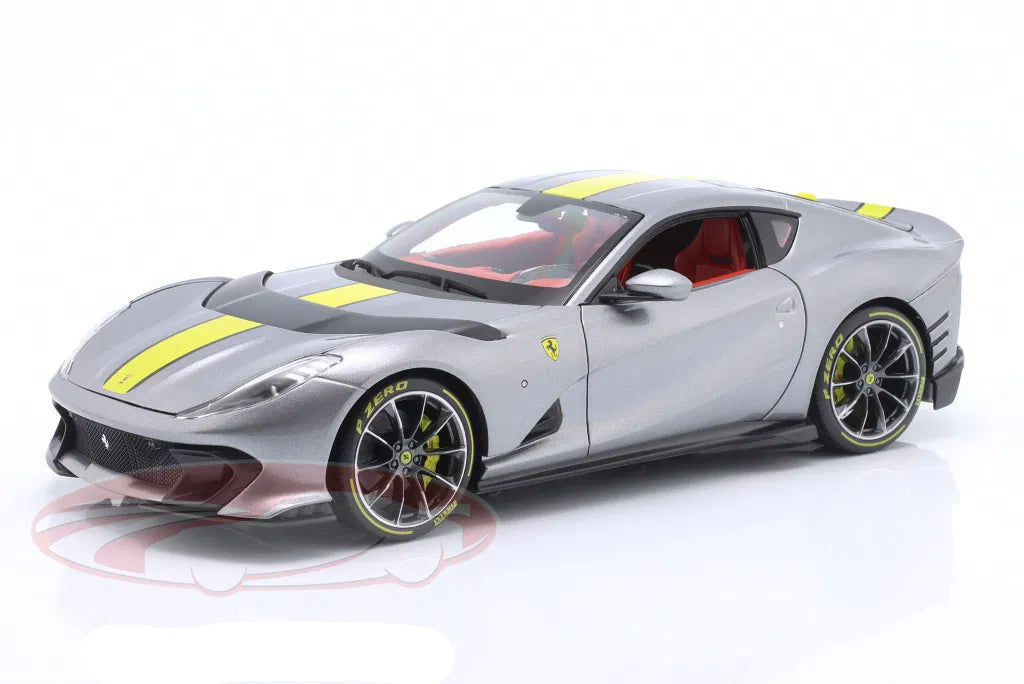 Bburago Signature 1:18 Ferrari 812 Competizione year 2021 grey metallic