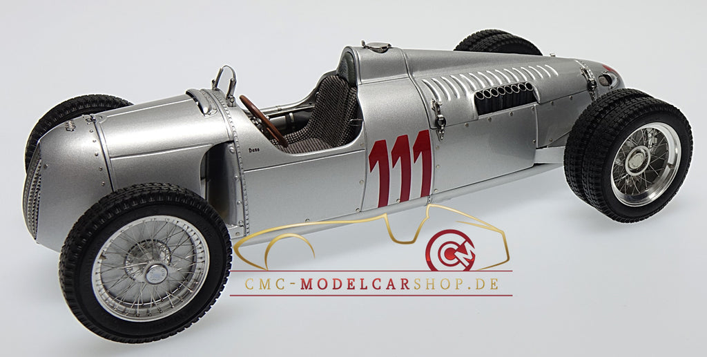 CMC 1:18 Auto Union Typ C Hillclimb version, 1937 Schauinsland GP Germany #111 Hans Stuck