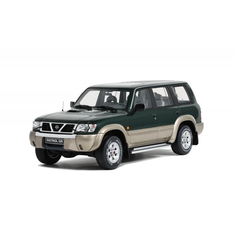 Ottomobile 1:18 Nissan Patrol GR Y61 Basil Green Pearl DL0 / Beige ES6 1998