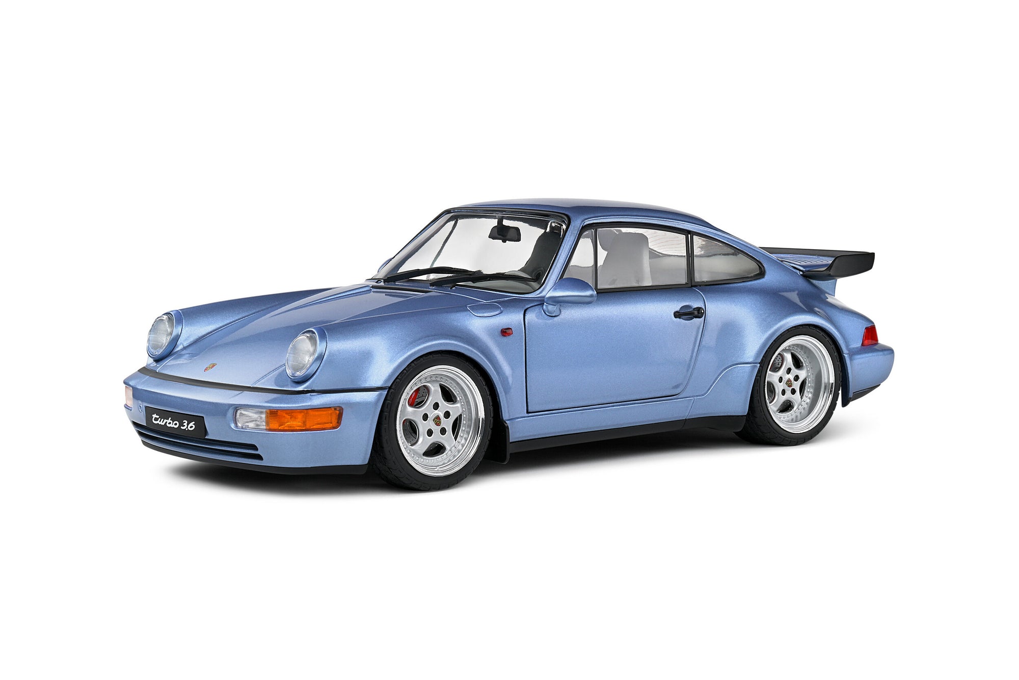 Solido 1:18 Porsche 911 (964) Turbo – Horizon Blue Metallic – 1990