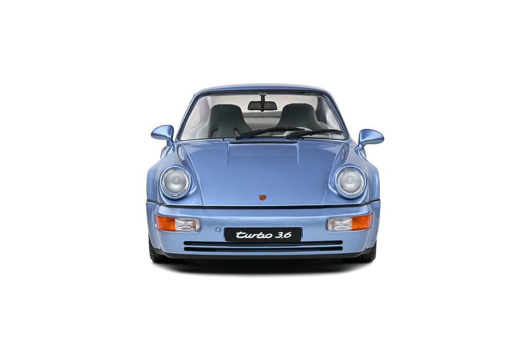 Solido 1:18 Porsche 911 (964) Turbo – Horizon Blue Metallic – 1990
