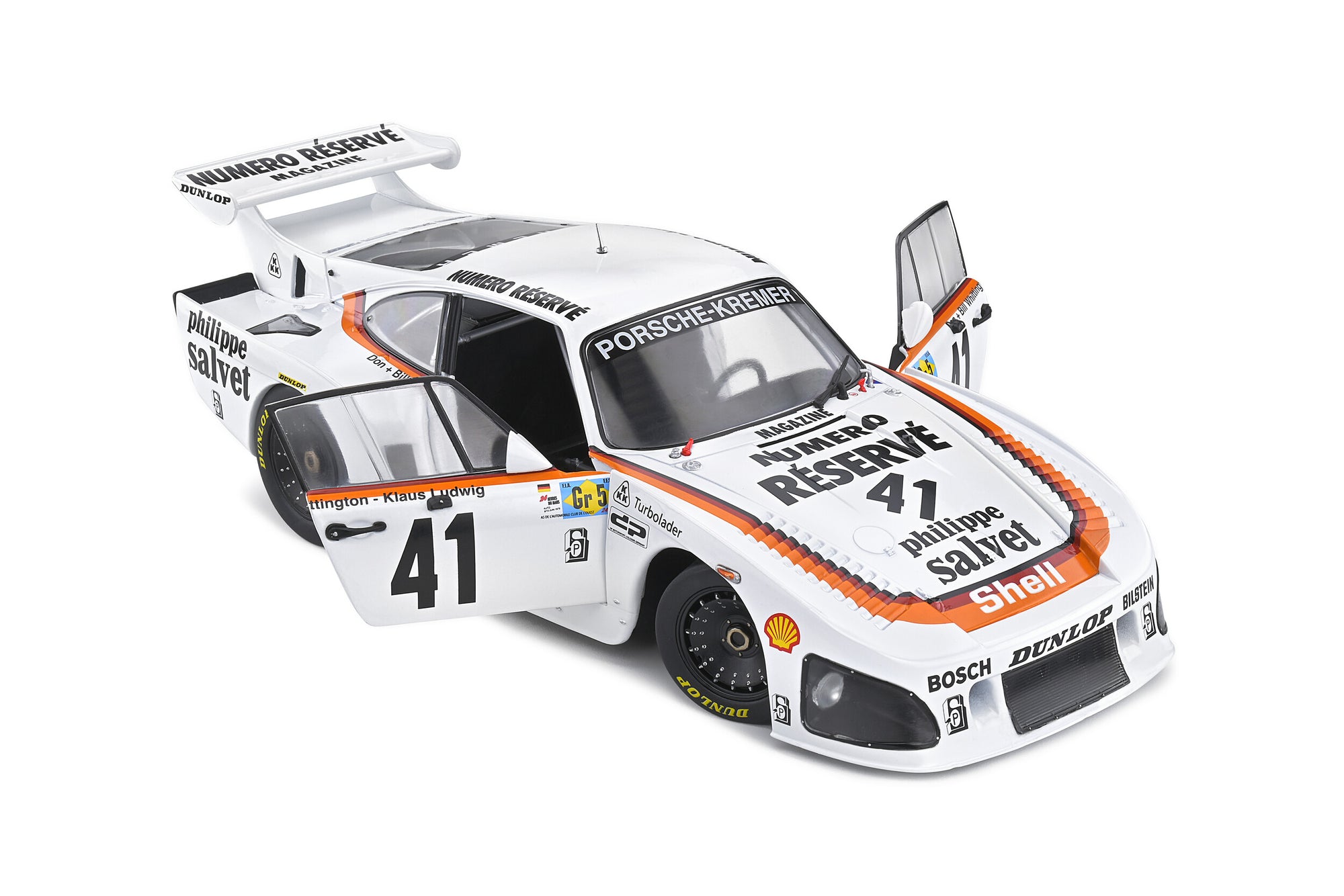 Solido 1:18 Porsche 935 K3 – 24h Le Mans – 1979 – #41 Ludwig/Whittington/Whittington