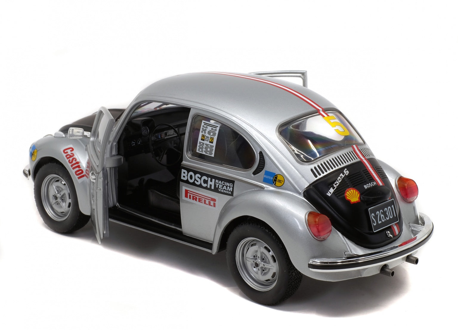 Solido 1:18 VOLKSWAGEN – BEETLE 1303 – RALLYE ELBA 1973 – A.WARMBOLD #5