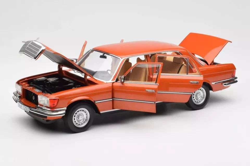 Norev 1:18 Mercedes Benz 450 SEL 6.9 1976 W116 Orange