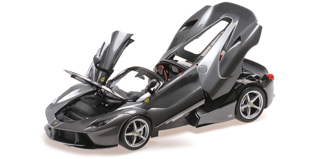 BBR-MODELS - 1:18 - FERRARI - LAFERRARI APERTA 2016 - GRIGIO FERRO - GREY MET