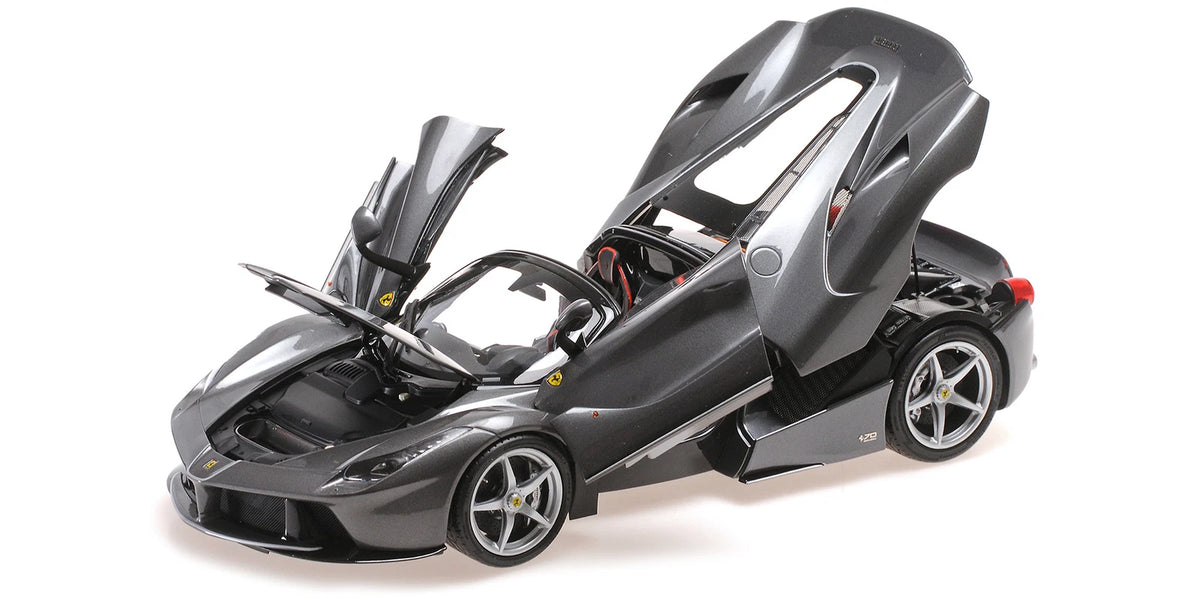 BBR-MODELS - 1:18 - FERRARI - LAFERRARI APERTA 2016 - GRIGIO FERRO - GREY MET