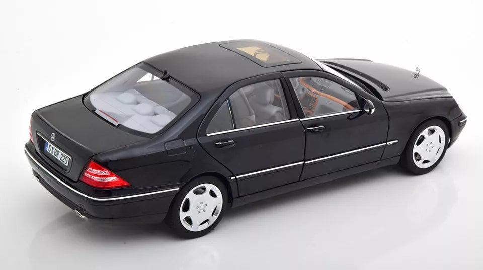 Norev 1:18 2000-2005 Mercedes Benz S 600 V220 Black Dealer