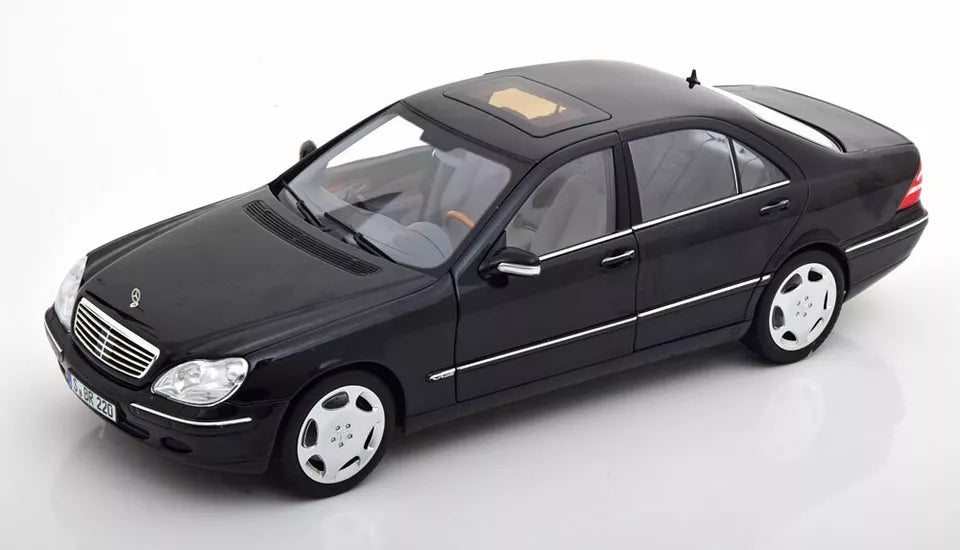 Norev 1:18 2000-2005 Mercedes Benz S 600 V220 Black Dealer