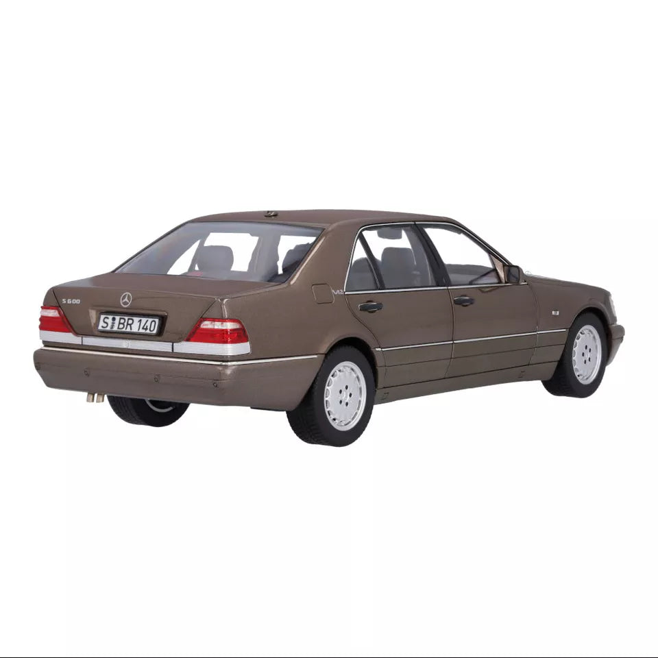 Norev 1:18 Mercedes-Benz S class S 600 (W140) year 1994-1998 impala brown
