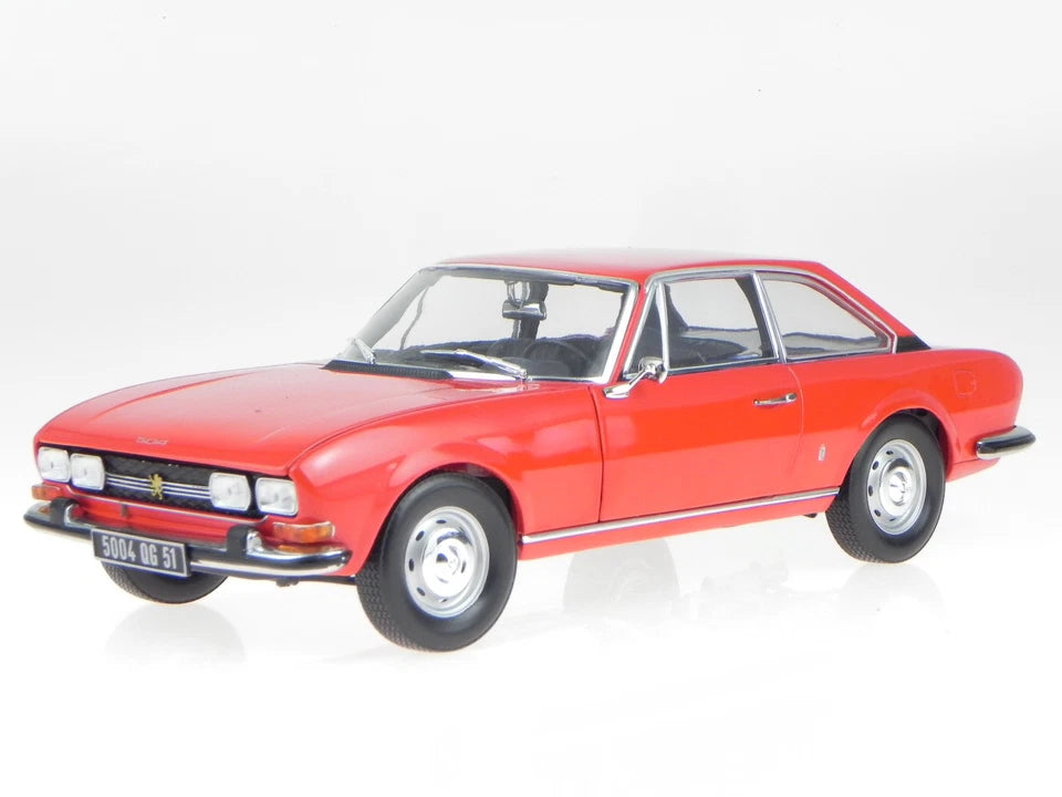 Norev 1:18 Peugeot 504 Coupe Year 1971 red metallic