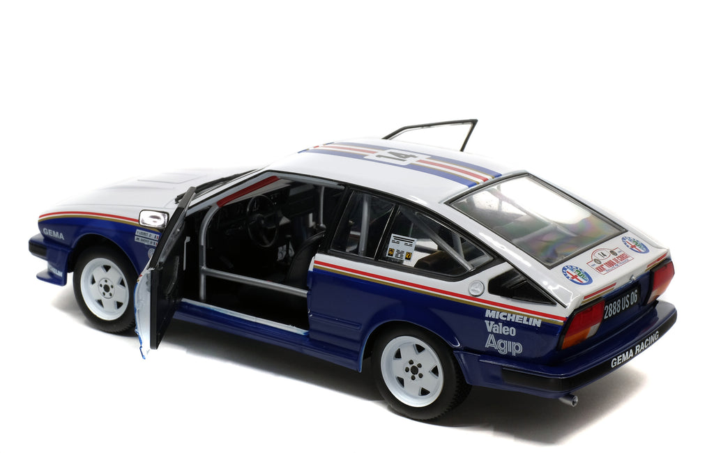 Solido 1:18 Alfa Romeo GTV6 – Tour de Corse – 1986 – Loubet / Andrié #14