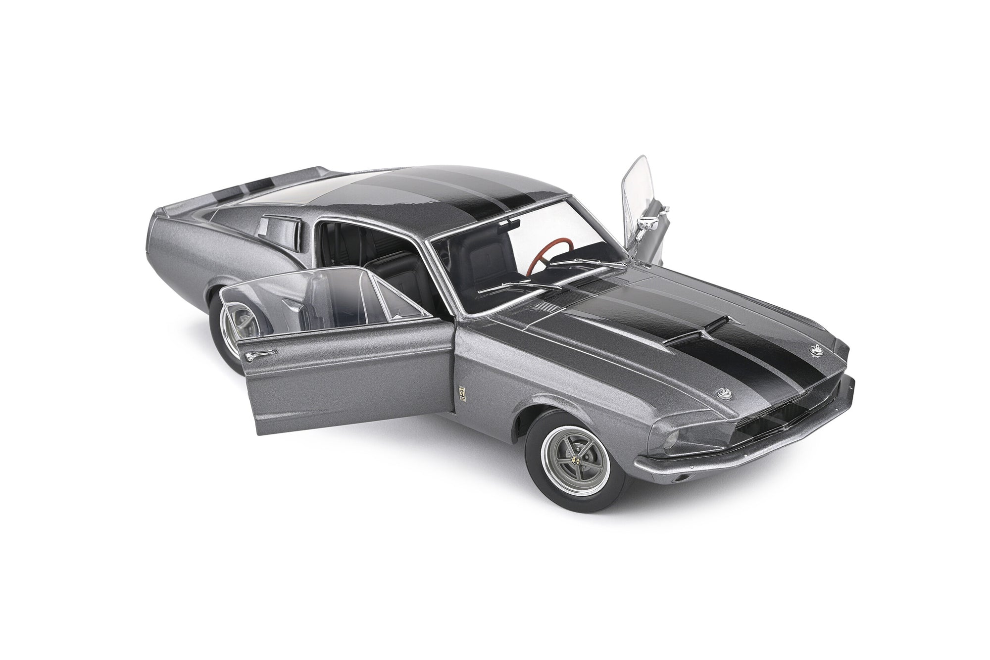 Solido 1:18 Shelby GT500 – Grey & Black Stripes – 1967