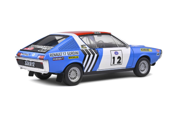 Solido 1:18 Renault 17 Gordini – Rallye Press on Regardless – 1974 – #12 J.L.THERIER