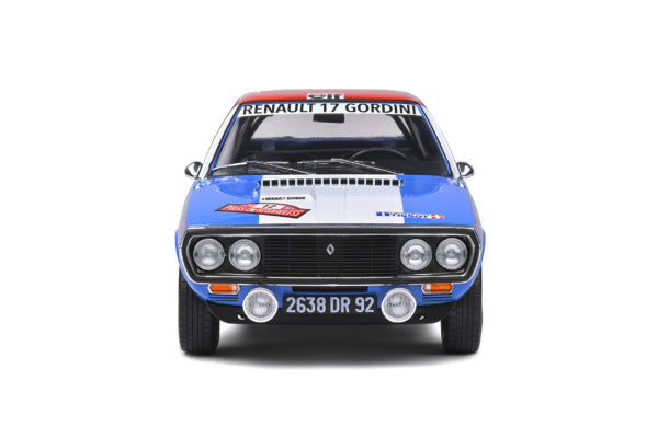 Solido 1:18 Renault 17 Gordini – Rallye Press on Regardless – 1974 – #12 J.L.THERIER