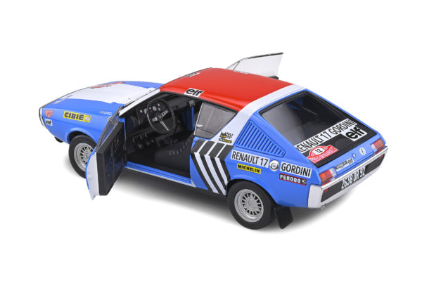 Solido 1:18 Renault 17 Gordini – Rallye Press on Regardless – 1974 – #12 J.L.THERIER