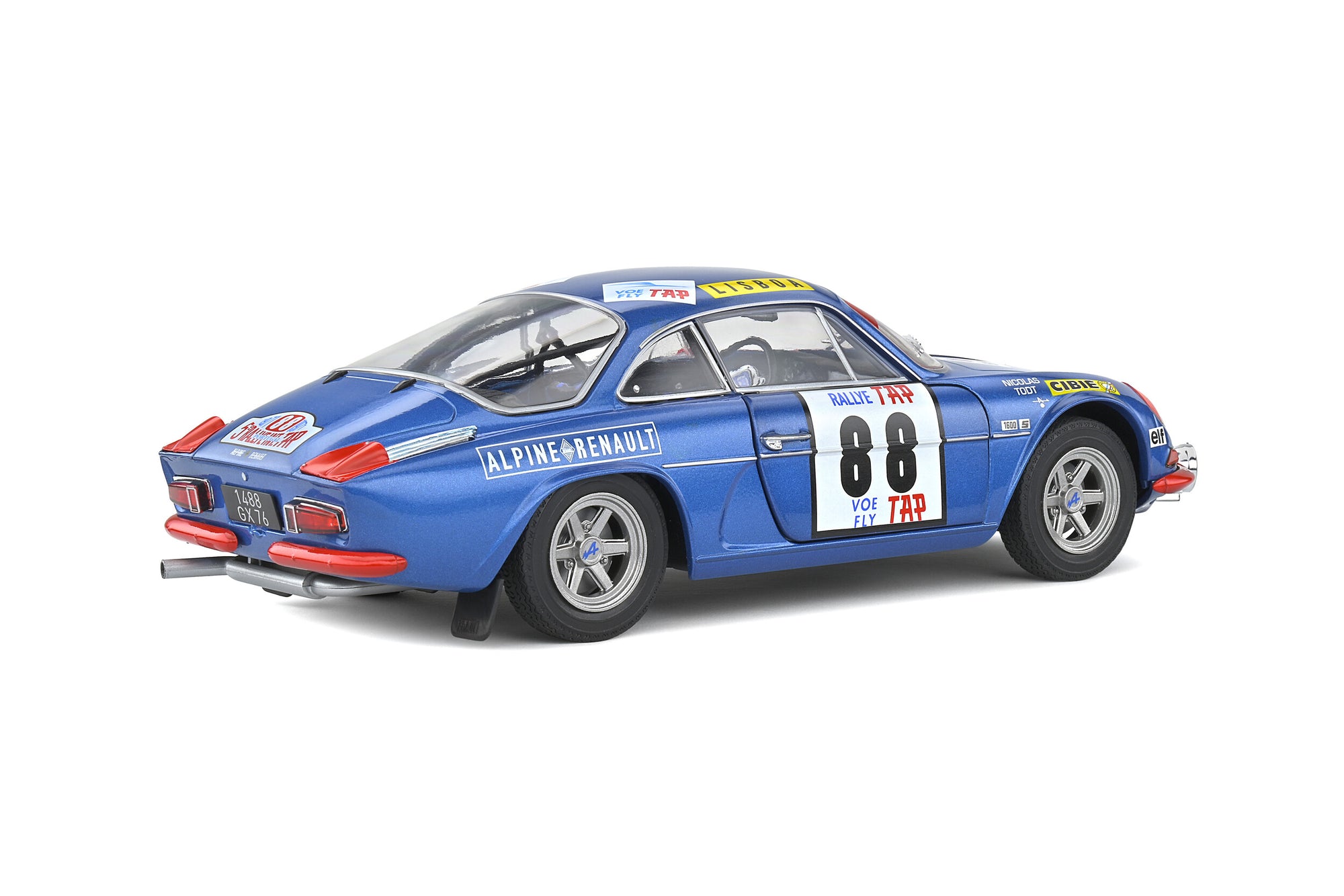 Solido 1:18 Alpine A110 1600S – Rallye Du Portugal – 1971 – #88 J.P.NICOLAS/J.TODT