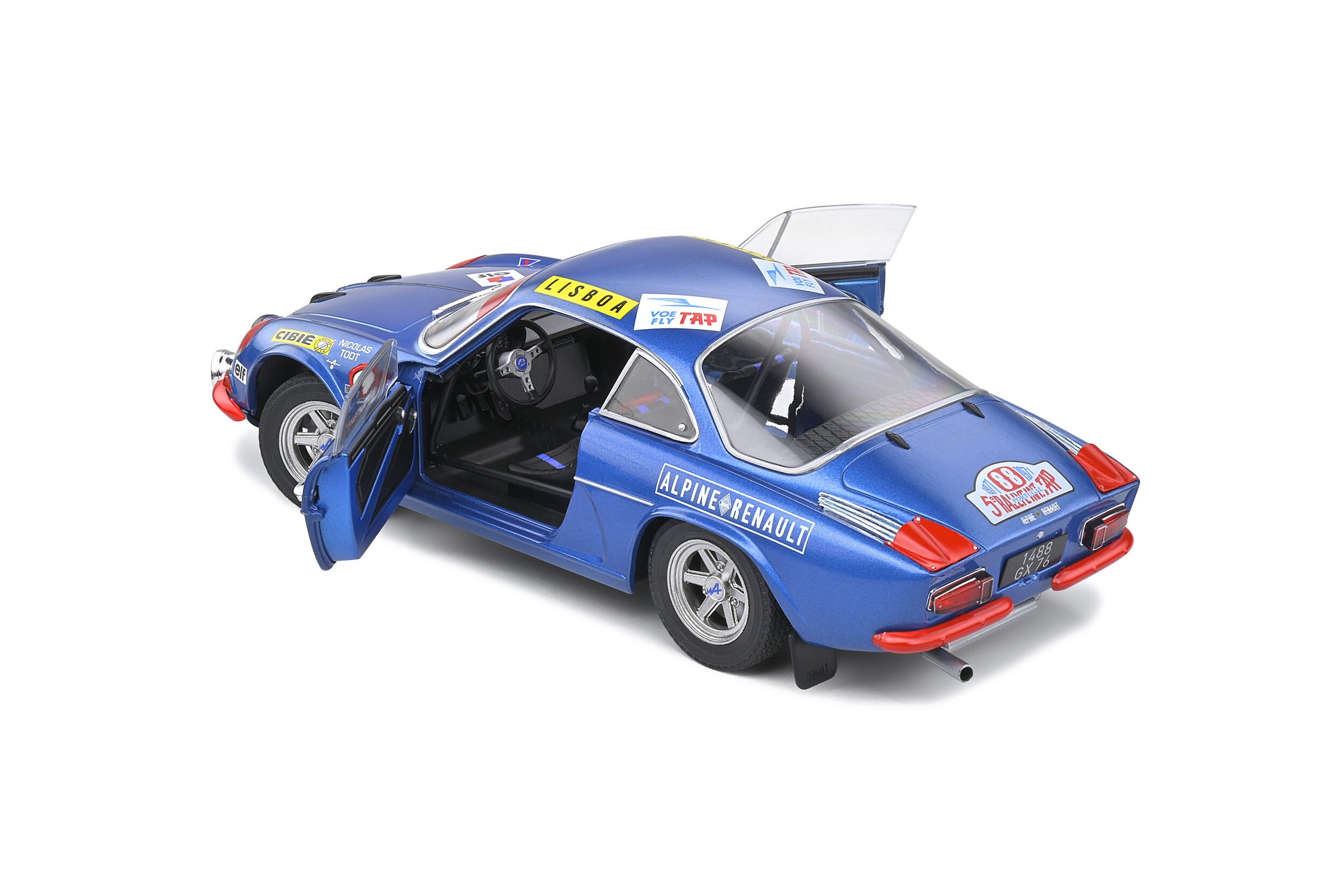 Solido 1:18 Alpine A110 1600S – Rallye Du Portugal – 1971 – #88 J.P.NICOLAS/J.TODT