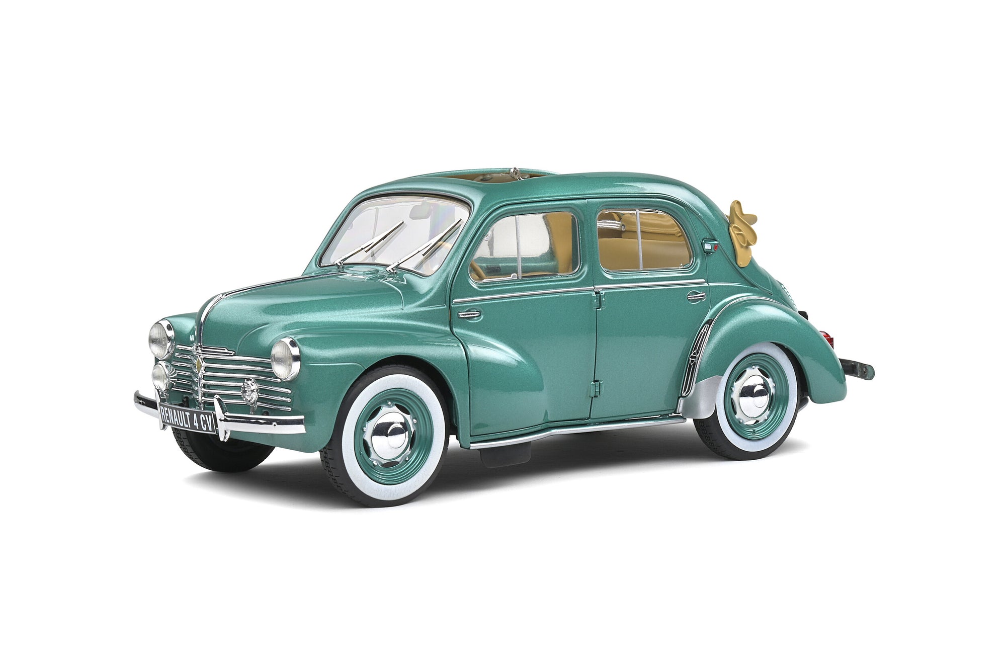 Solido 1:18 Renault 4CV Decouvrable – Vert Ardennes Metal – 1951