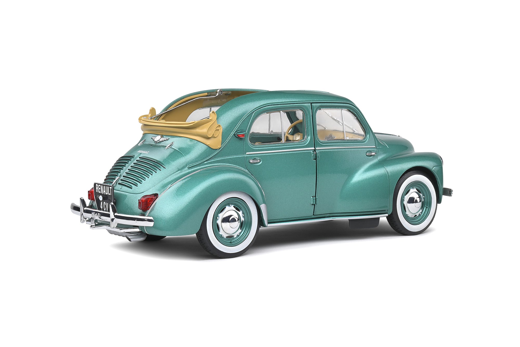 Solido 1:18 Renault 4CV Decouvrable – Vert Ardennes Metal – 1951