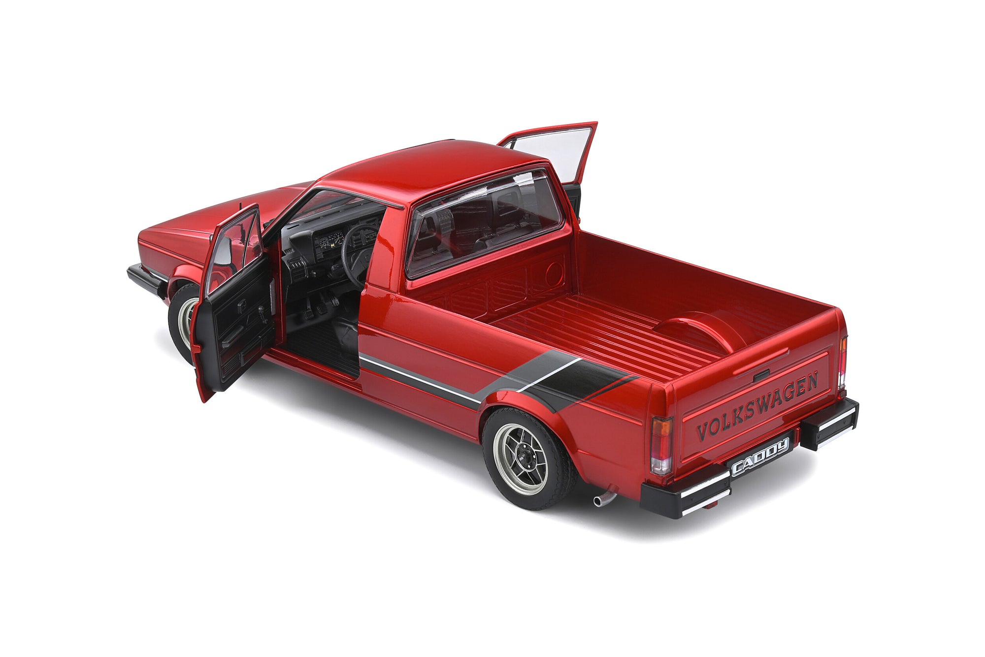 Solido 1:18 Volkswagen Caddy Mk.1 – Red Custom – 1982